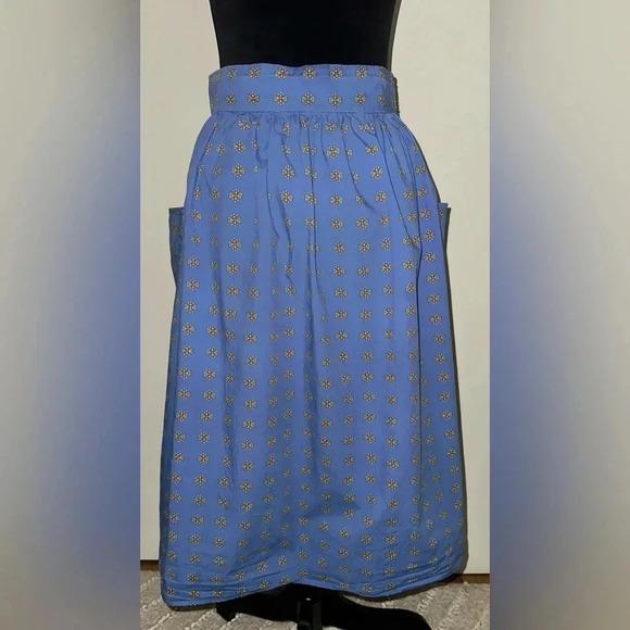 & Other Stories Button front Floral Blue Skirt Size 4 - Picture 6 of 8